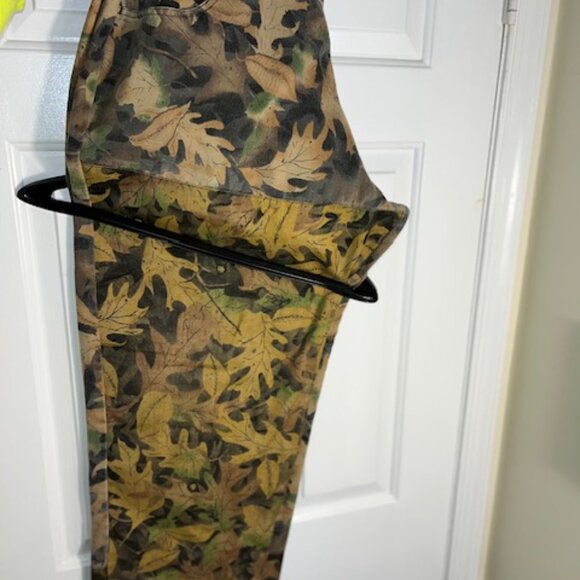 Gender Mountain Leaf pattern Camouflage Outdoor Game Pants size 42 x 34 - Picture 2 of 4